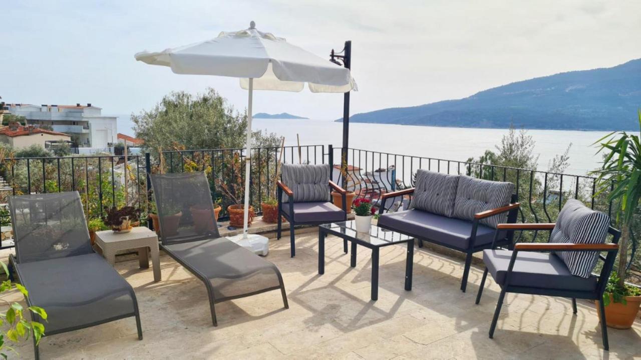 Shared Pool Flat Located 3 Min To Beach In Kalkan Apartment Exterior photo